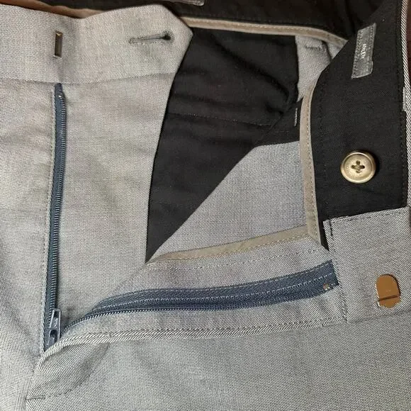 Bonobos Monday gray dress pants slacks chinos men’s size 34x30 - Picture 7 of 9